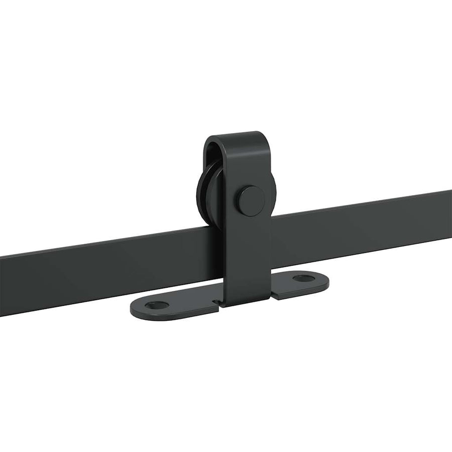 Ophangset voor schuifdeur 122 cm koolstofstaal