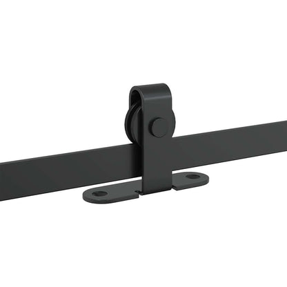 Ophangset voor schuifdeur 183 cm koolstofstaal