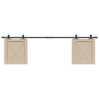 Sliding Door Hardware Kit 183 cm Carbon Steel