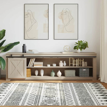 Ophangset voor schuifdeur 213 cm koolstofstaal