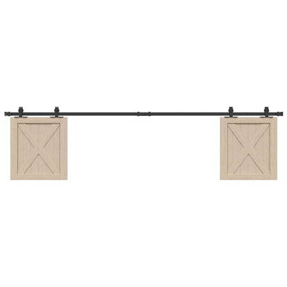 Ophangset voor schuifdeur 213 cm koolstofstaal