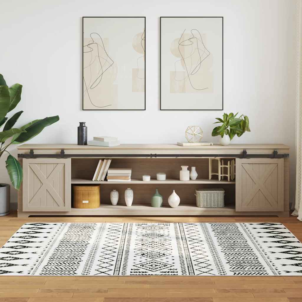 Ophangset voor schuifdeur 244 cm koolstofstaal