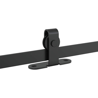 Ophangset voor schuifdeur 244 cm koolstofstaal