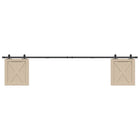 Sliding Door Hardware Kit 244 cm Carbon Steel