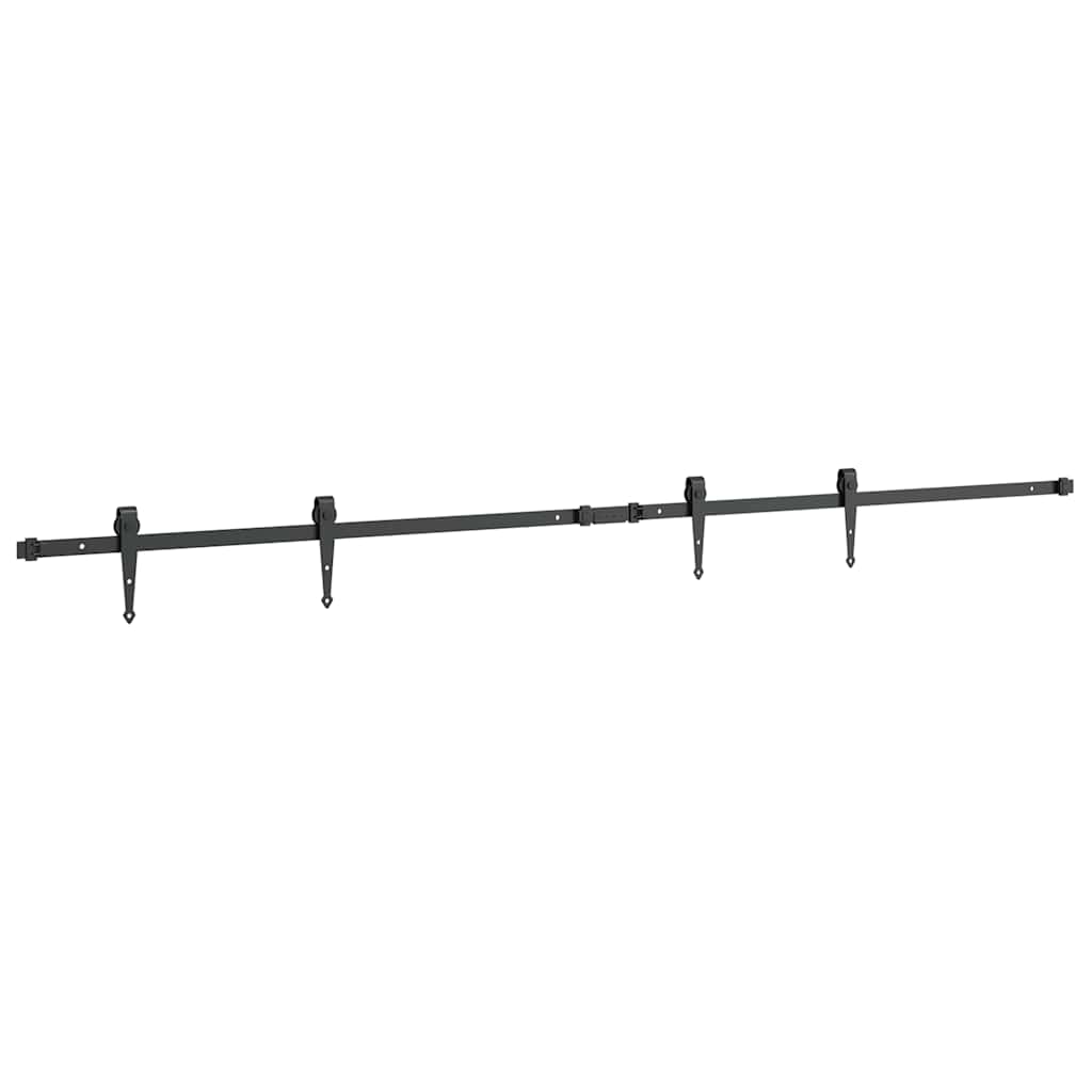 Ophangset voor schuifdeur 200 cm koolstofstaal