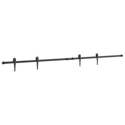 Ophangset voor schuifdeur 200 cm koolstofstaal
