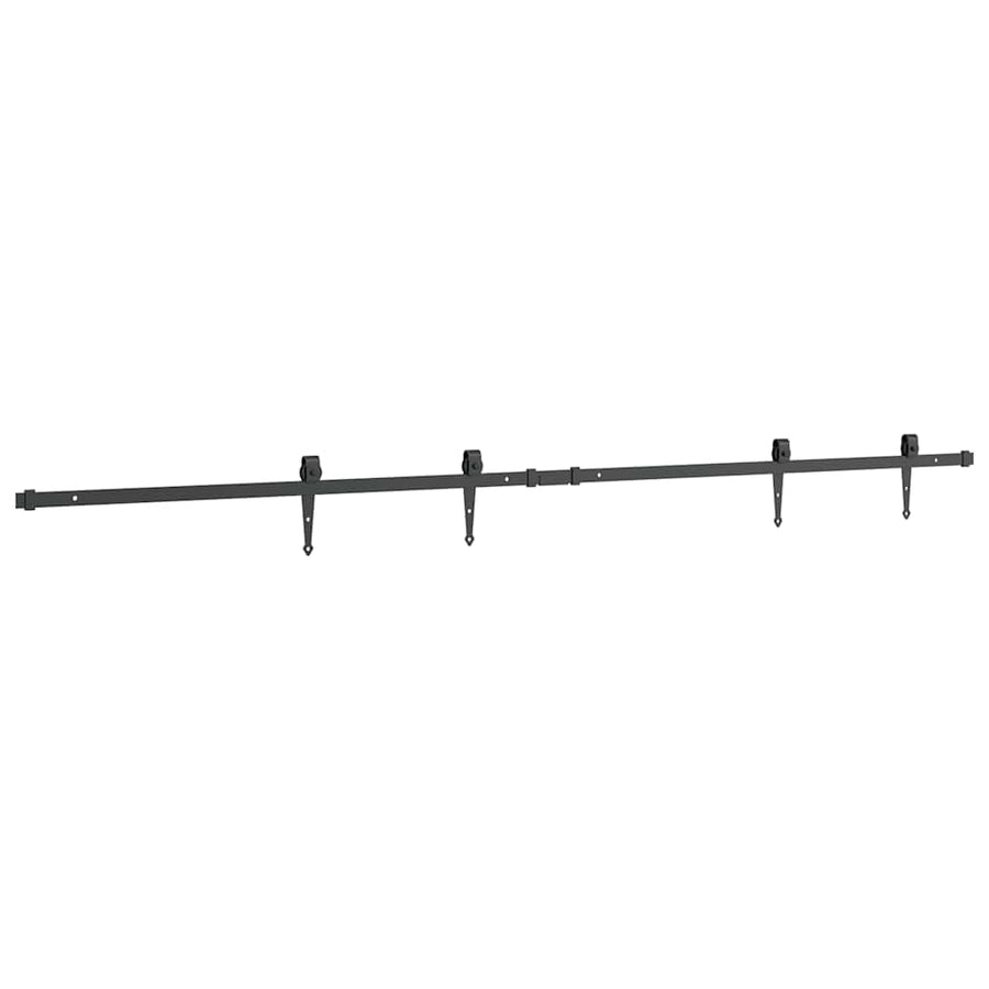 Ophangset voor schuifdeur 200 cm koolstofstaal