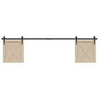 Sliding Door Hardware Kit 200 cm Carbon Steel