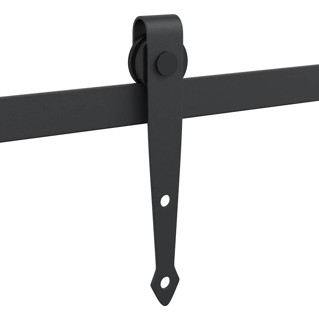Ophangset voor schuifdeur 213 cm koolstofstaal
