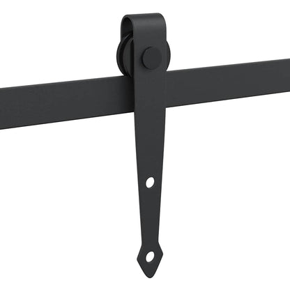 Ophangset voor schuifdeur 213 cm koolstofstaal