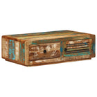 Coffee table 89x55x29 cm solid reclaimed wood