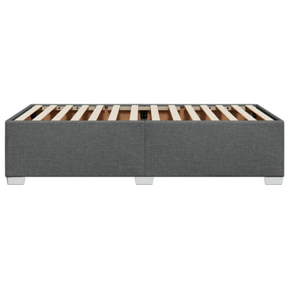 Bedframe stof donkergrijs 80x200 cm
