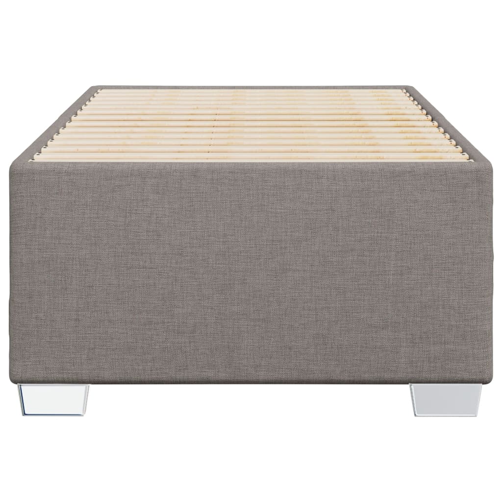 Bedframe stof taupe 80x200 cm