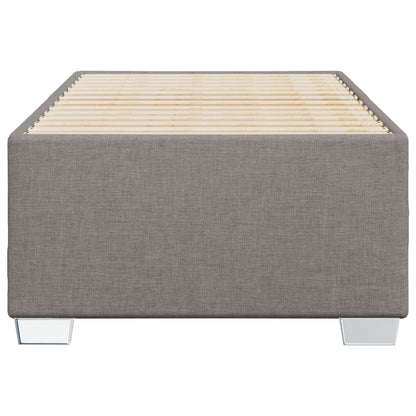 Bedframe stof taupe 80x200 cm