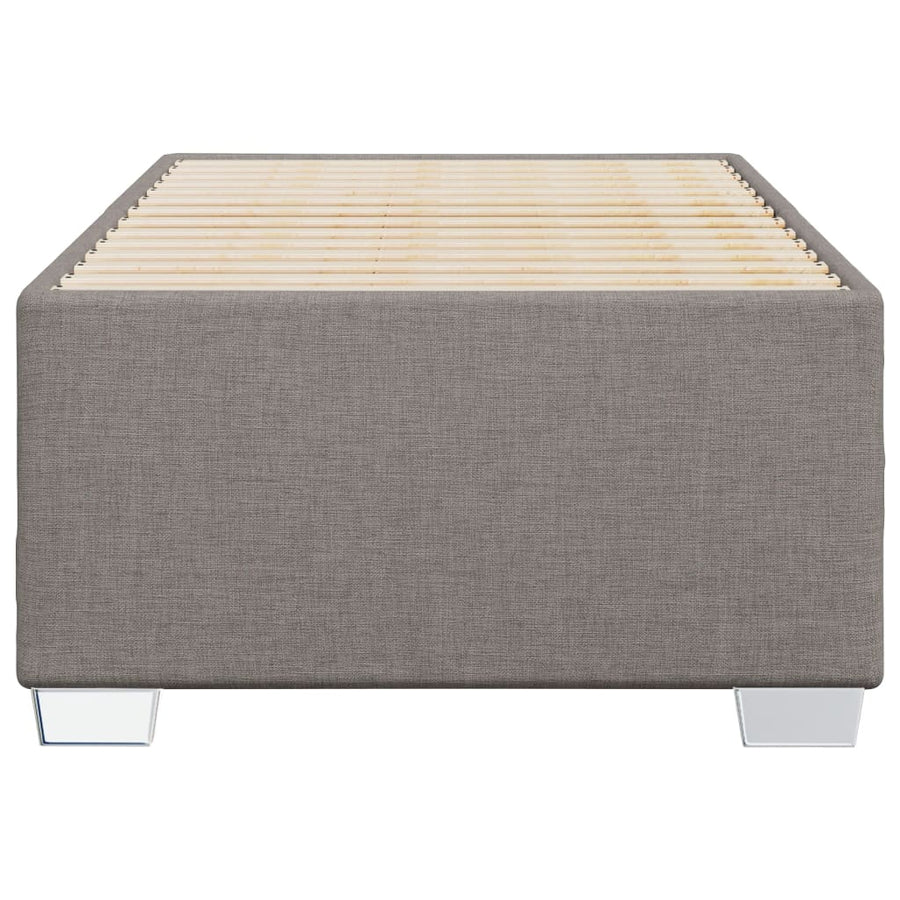 Bedframe stof taupe 80x200 cm