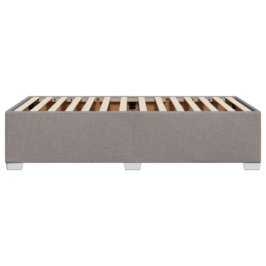 Bedframe stof taupe 80x200 cm