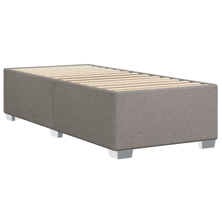 Bedframe stof taupe 80x200 cm