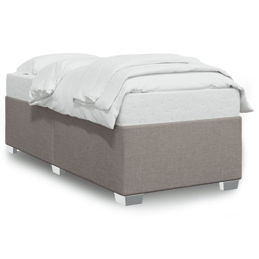 Bedframe stof taupe 80x200 cm