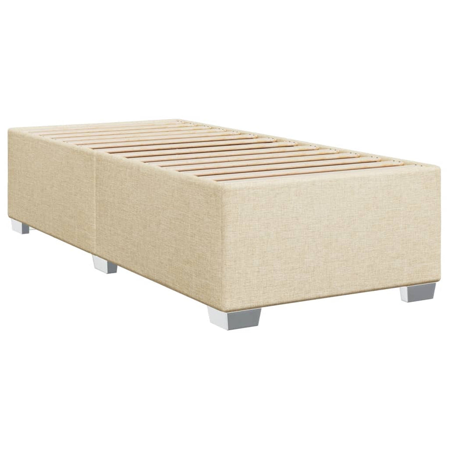 Bedframe stof crème 80x200 cm