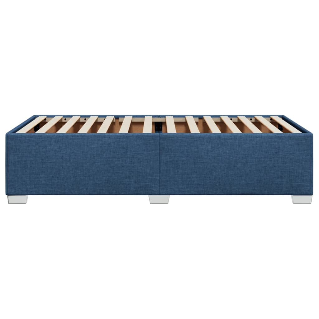 Bedframe stof blauw 80x200 cm