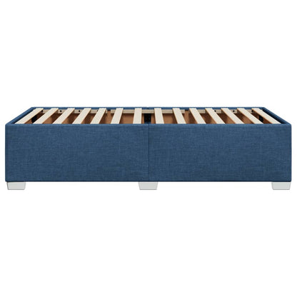 Bedframe stof blauw 80x200 cm