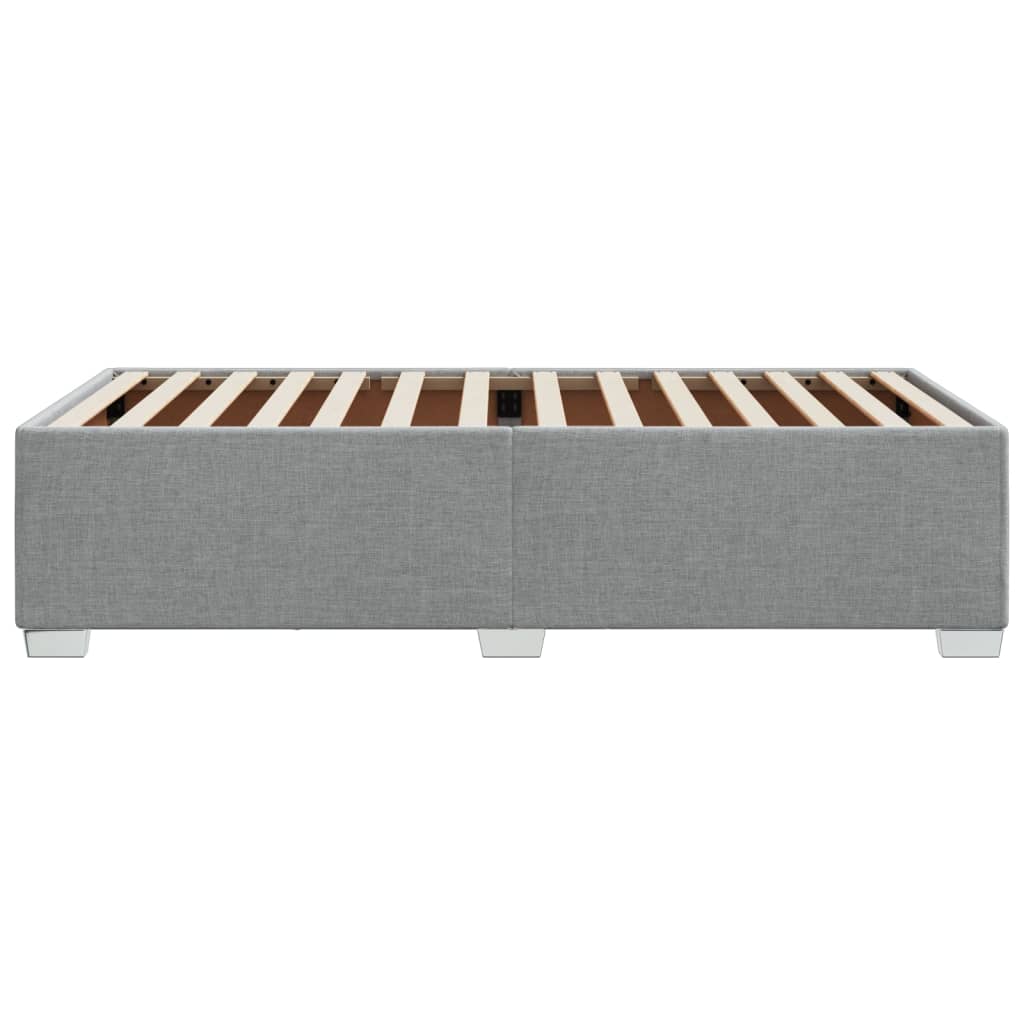 Bedframe stof lichtgrijs 90x190 cm