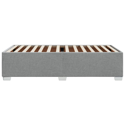 Bedframe stof lichtgrijs 90x190 cm