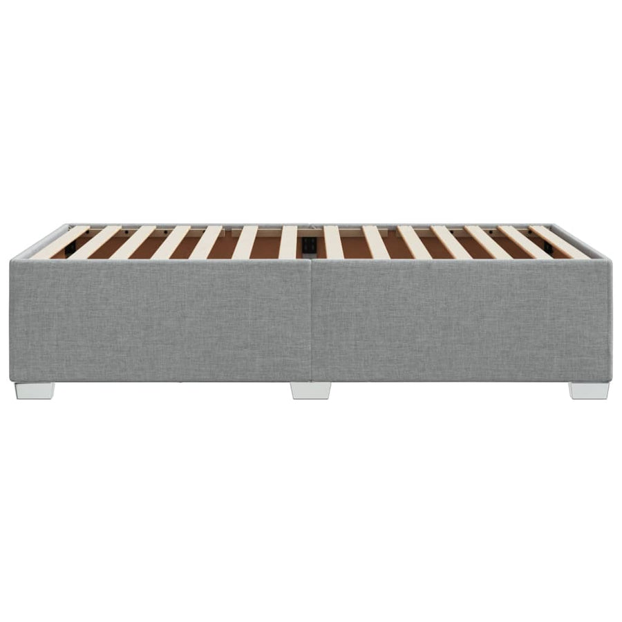 Bedframe stof lichtgrijs 90x190 cm