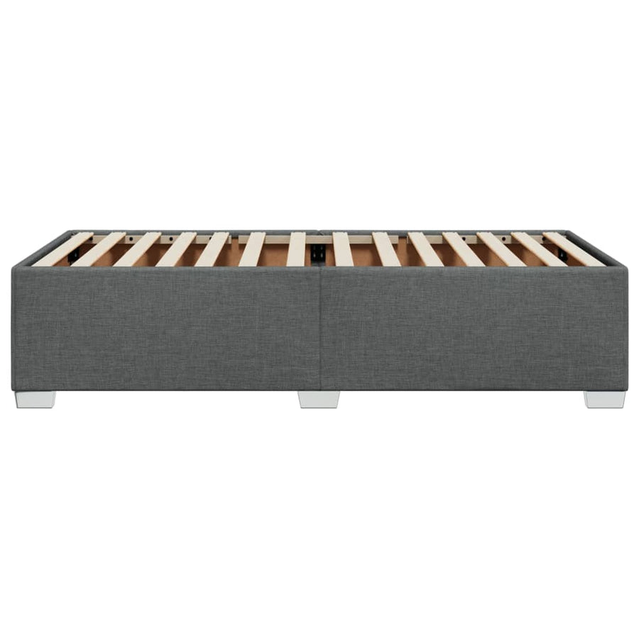 Bedframe stof donkergrijs 90x190 cm