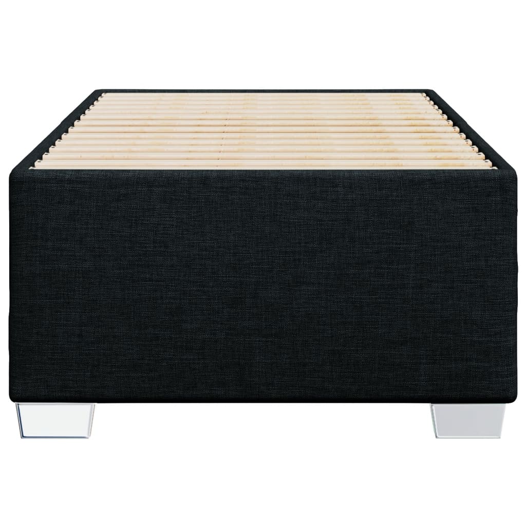 Bedframe stof zwart 90x190 cm
