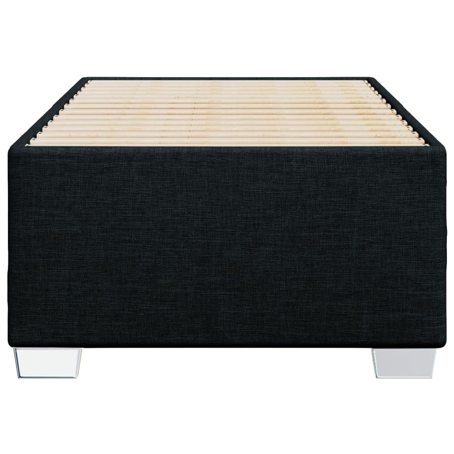 Bedframe stof zwart 90x190 cm