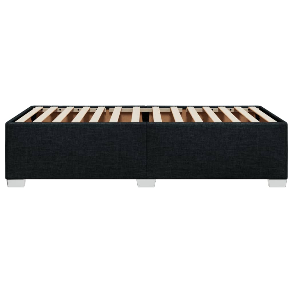 Bedframe stof zwart 90x190 cm