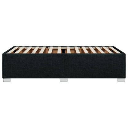 Bedframe stof zwart 90x190 cm