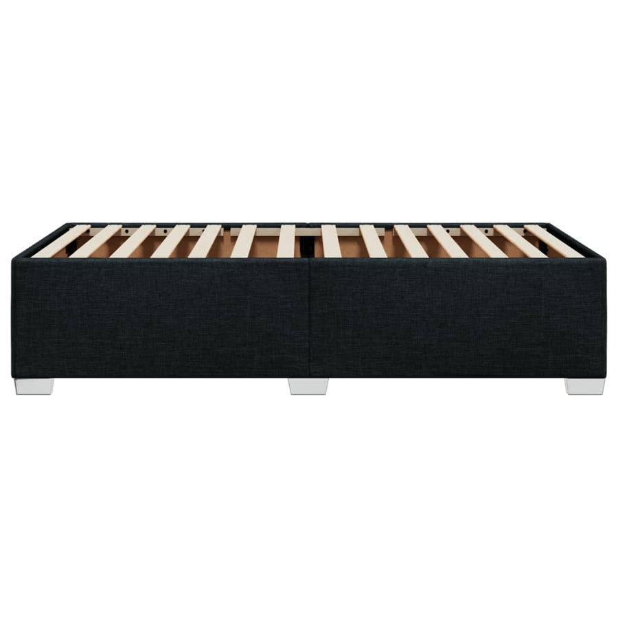 Bedframe stof zwart 90x190 cm