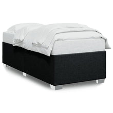 Bedframe stof zwart 90x190 cm