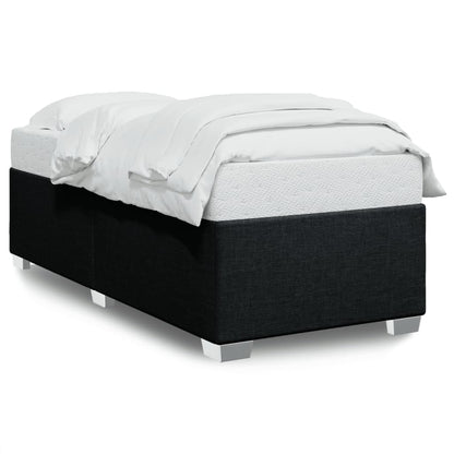 Bedframe stof zwart 90x190 cm
