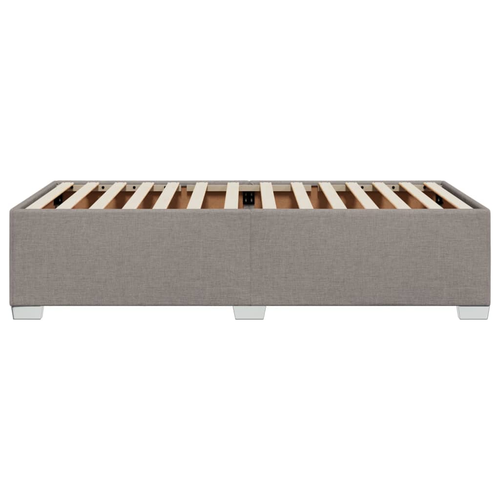Bedframe stof taupe 90x190 cm