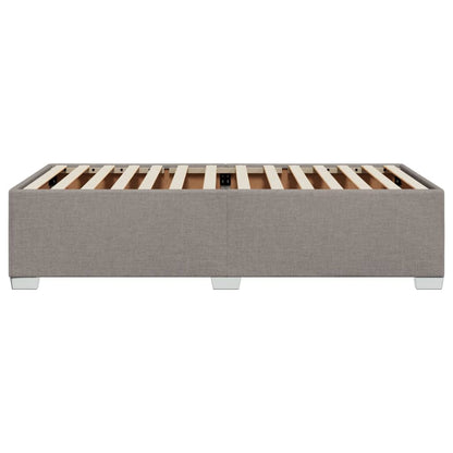 Bedframe stof taupe 90x190 cm