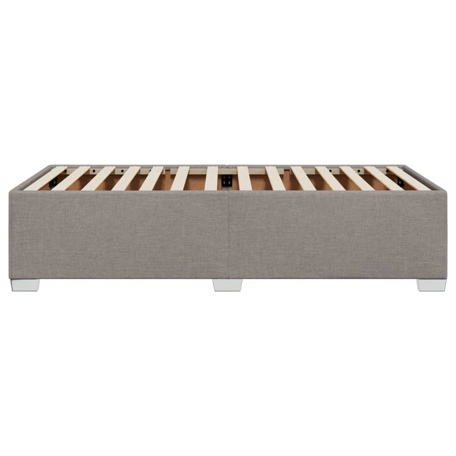 Bedframe stof taupe 90x190 cm