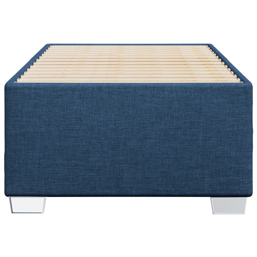 Bedframe stof blauw 90x190 cm