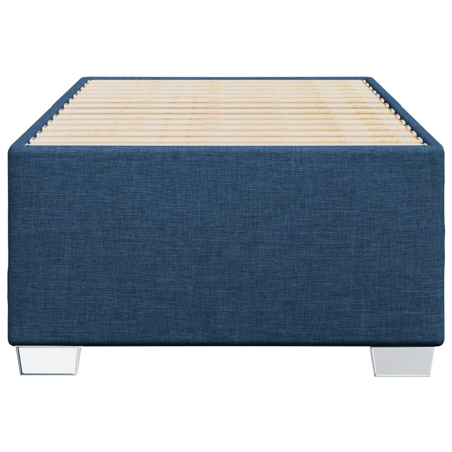 Bedframe stof blauw 90x190 cm