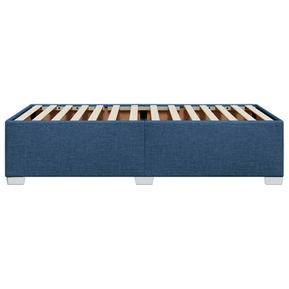 Bedframe stof blauw 90x190 cm