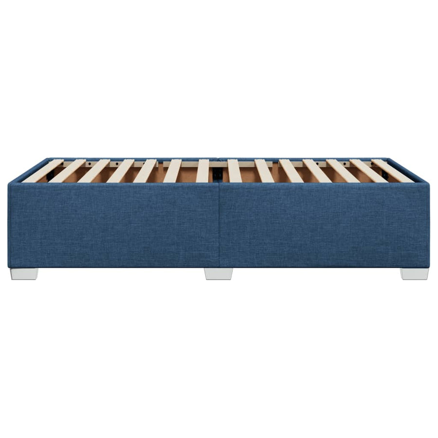 Bedframe stof blauw 90x190 cm