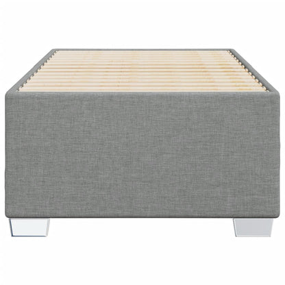 Bedframe stof lichtgrijs 90x200 cm