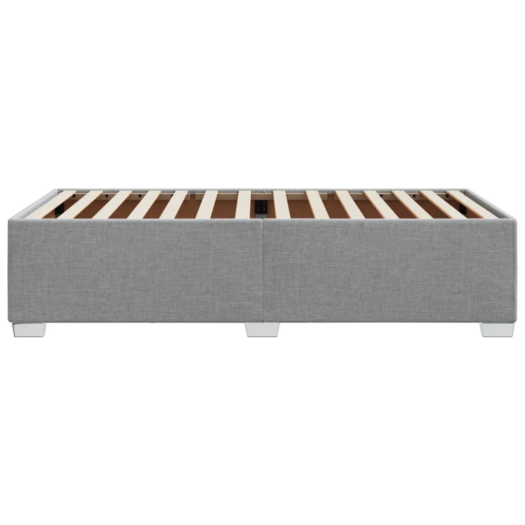 Bedframe stof lichtgrijs 90x200 cm