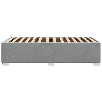 Bedframe stof lichtgrijs 90x200 cm