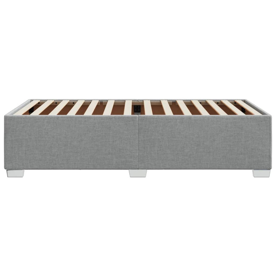 Bedframe stof lichtgrijs 90x200 cm
