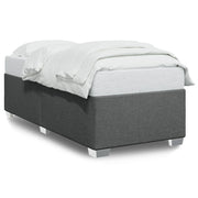 Bedframe 90x200 cm stof donkergrijs