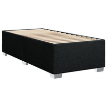 Bedframe stof zwart 90x200 cm