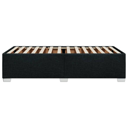 Bedframe stof zwart 90x200 cm